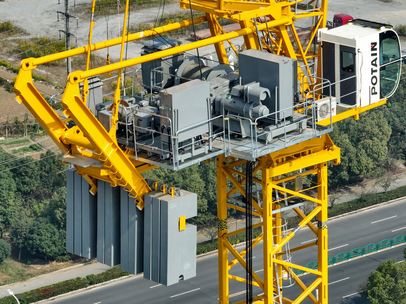 New Potain MCR 625 is a high-speed, high-performance luffing jib crane for the world’s fastest-growing markets